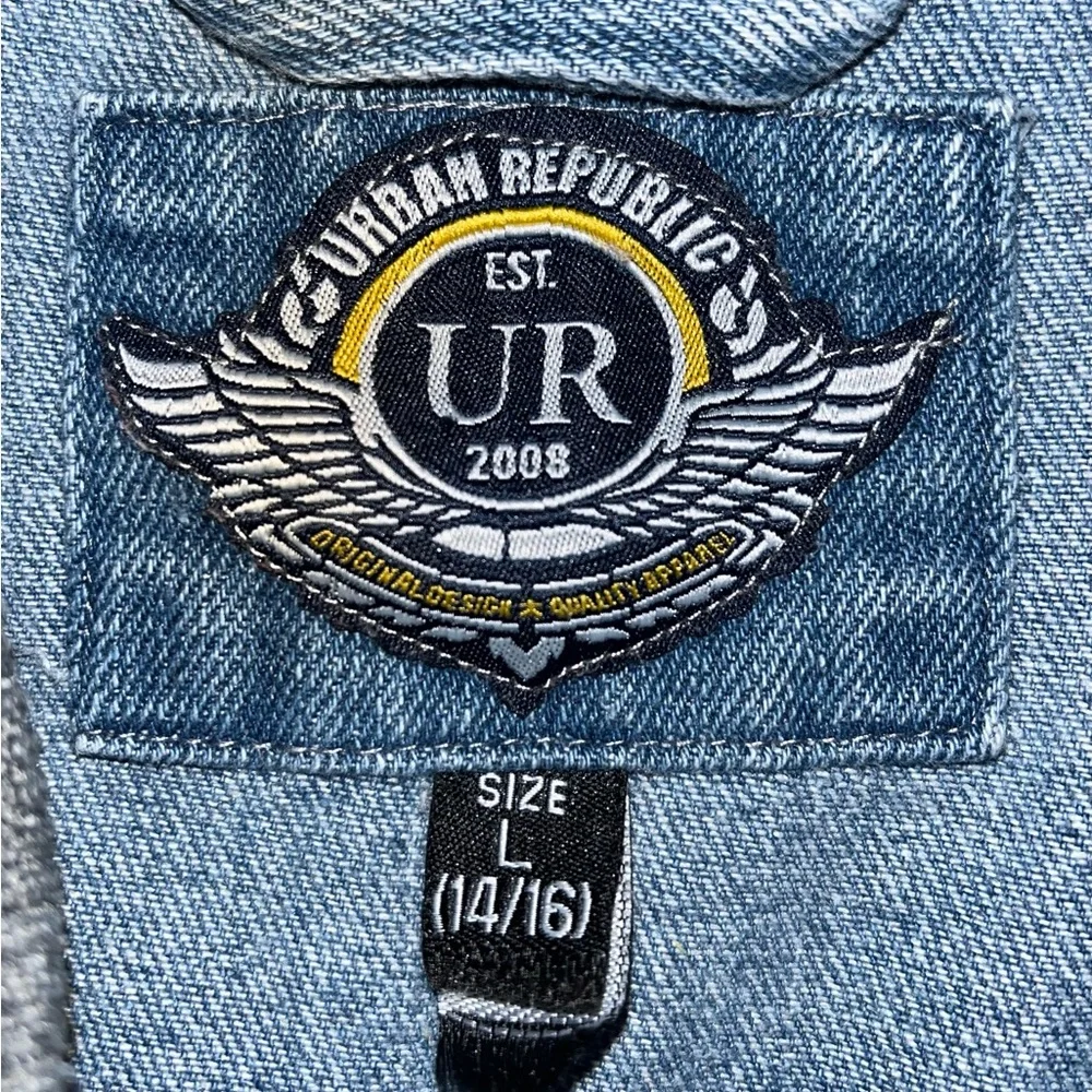 Urban Republic Boys 4 Pocket Denim Jacket Size 14/16